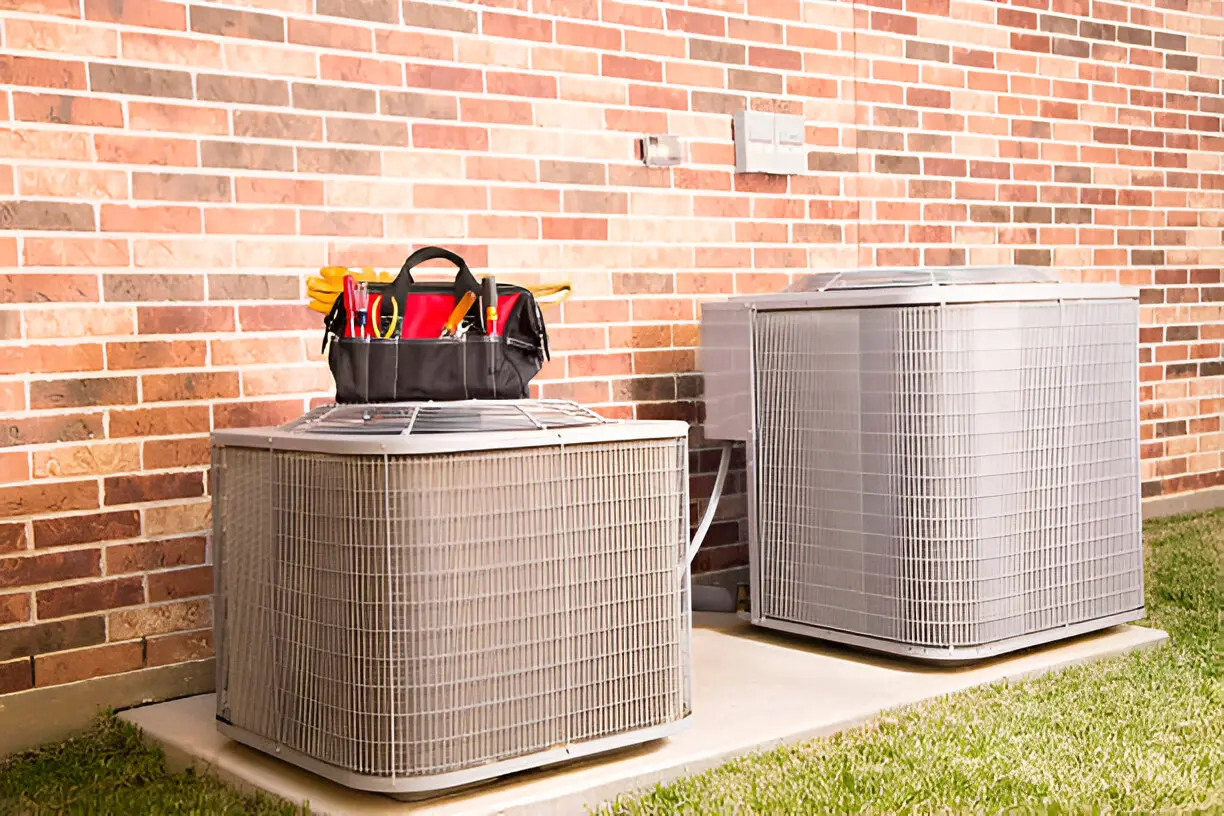 Home 13 Certified HVAC professional working on an AC fix in Bonita Springs, Florida